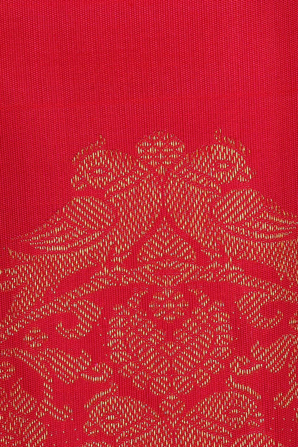 Image of Arani Silk Reddish Pink Saree